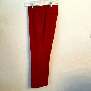 Talbots deep red suit slacks size 12P. Lined with side pockets.